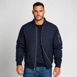 Elias slim bomber-takki - Vetoketju - Tyylikäs miesten malli