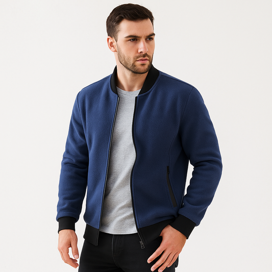 Oliver Varm Fleece Zip-Takki - Pehmeä - Eristävä - Mukavuus