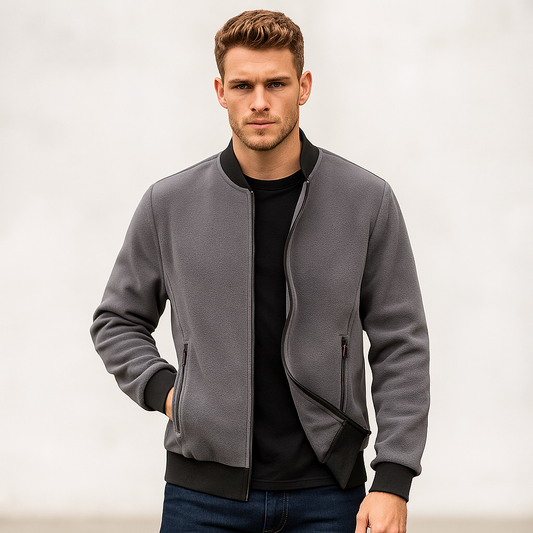 Oliver Varm Fleece Zip-Takki - Pehmeä - Eristävä - Mukavuus
