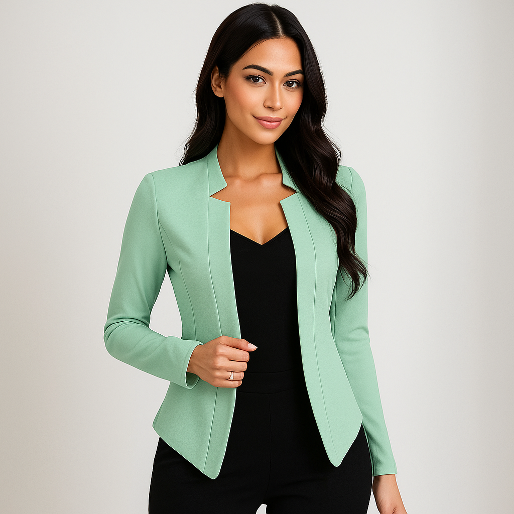 Stilla Pieni Naisten Blazer - Elegantti Neuletakki - Mukava Design