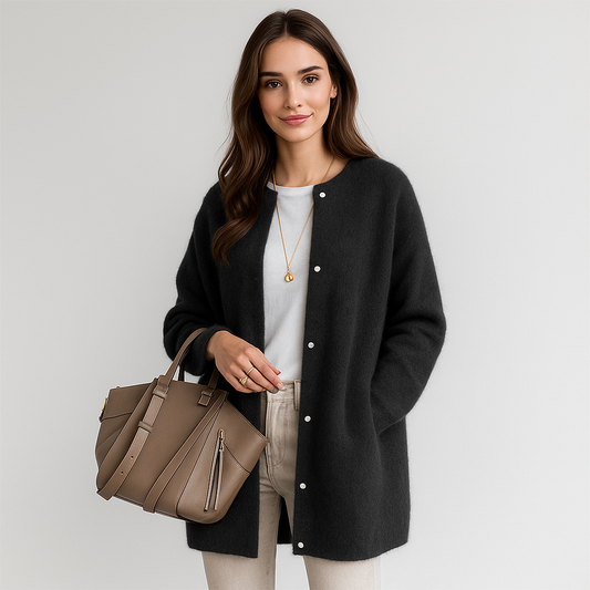 Aubrey Blød Villa Cardigan - Mukava - Tyylikäs - Lämmin