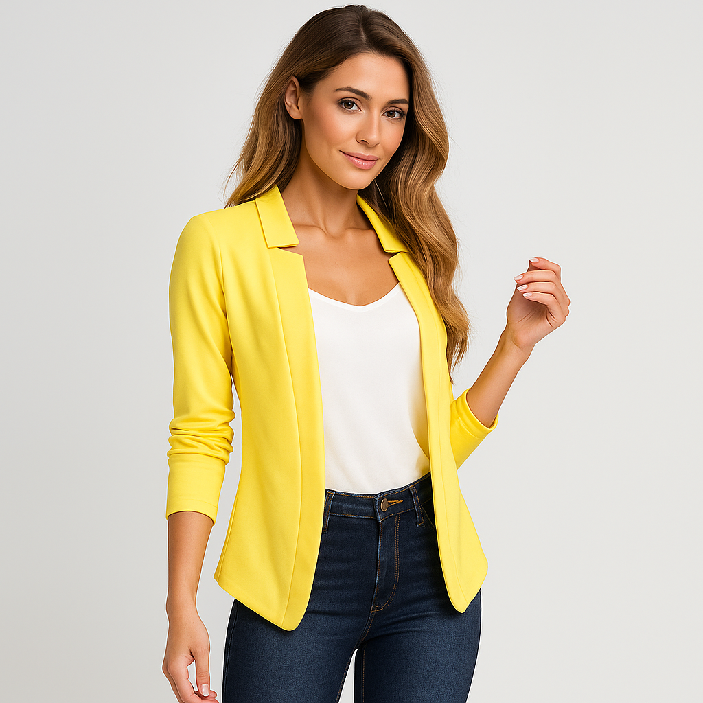 Stilla Pieni Naisten Blazer - Elegantti Neuletakki - Mukava Design