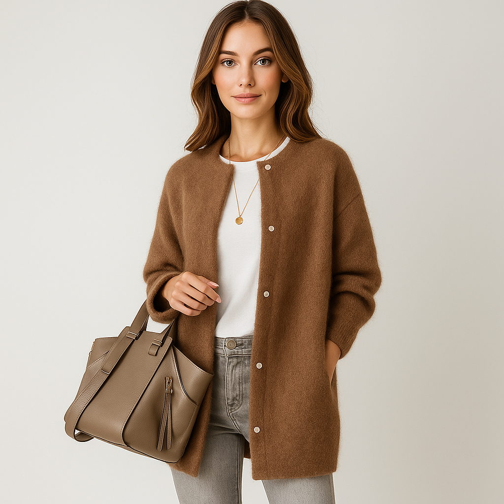 Aubrey Blød Villa Cardigan - Mukava - Tyylikäs - Lämmin