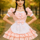 Plus-kokoisten Naisten Halloween Tarjoilijamekko - Rypytys Mini Cosplay