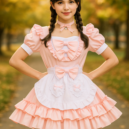 Plus-kokoisten Naisten Halloween Tarjoilijamekko - Rypytys Mini Cosplay