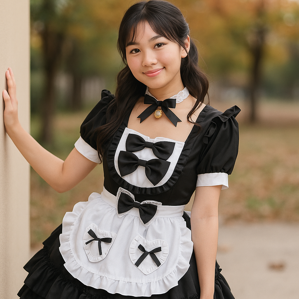 Plus-kokoisten Naisten Halloween Tarjoilijamekko - Rypytys Mini Cosplay