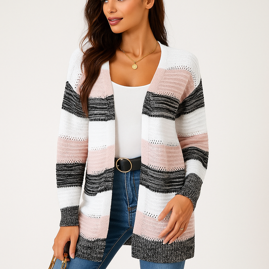 Naisten Cardigan - Mukava Mukavuus - Tyylikäs ja Pehmeä Design