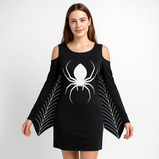 Erica Mini Goottinen Mekko - Halloween Puku - Vahva Tyyli