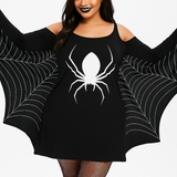 Erica Mini Goottinen Mekko - Halloween Puku - Vahva Tyyli