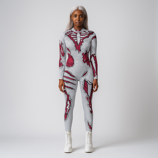 Alice Halloween-puku - Mukava polyester - Kestävä muotoilu