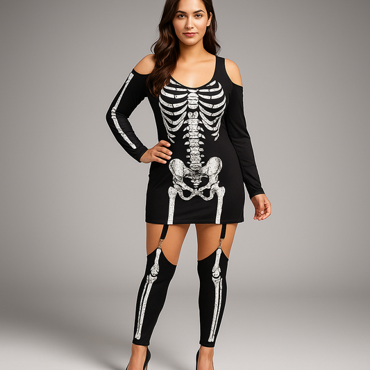 Ornella Halloween-kostyymi - Pitkät hihat - Uniikki design