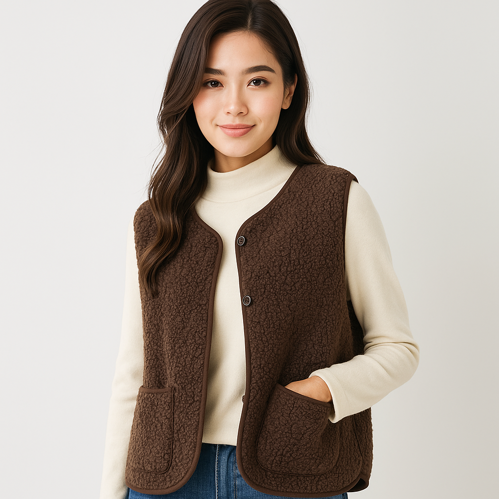Fleece thermo jas voor dames - warm - comfortabel - lichtgewicht