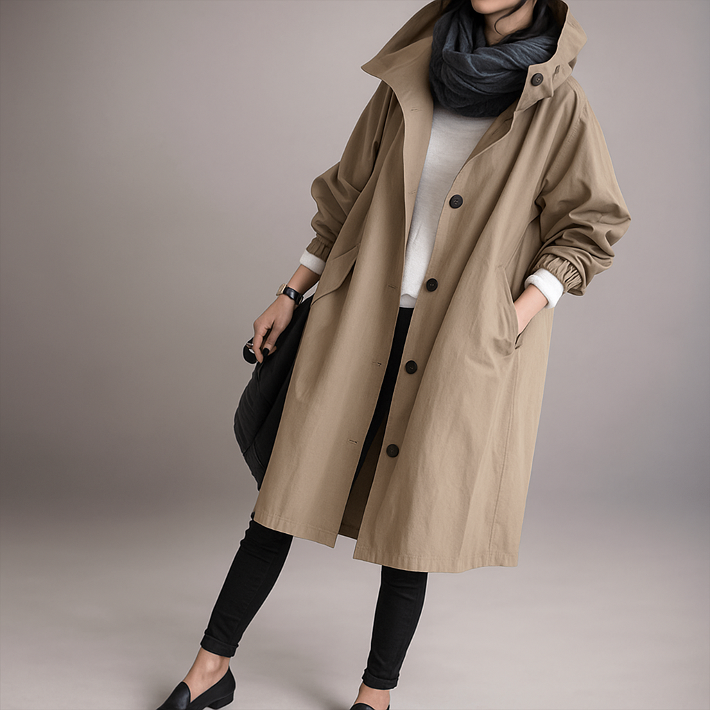 Sevena - Waterdichte trenchcoat voor dames - Stijlvol & functioneel