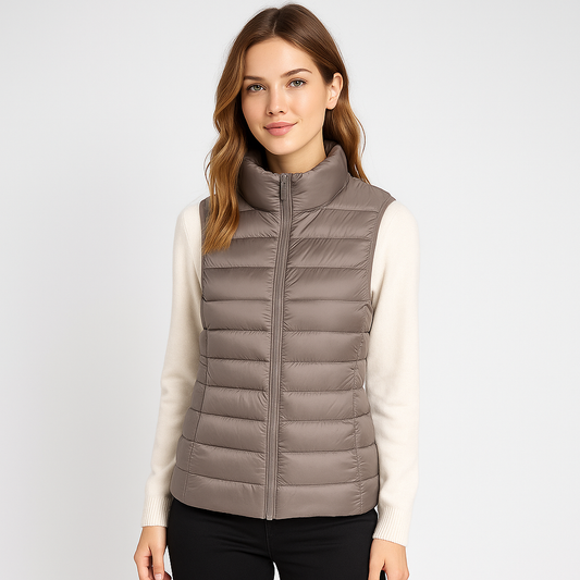 Ultra licht gewatteerd vest - licht - comfort - stijlvol