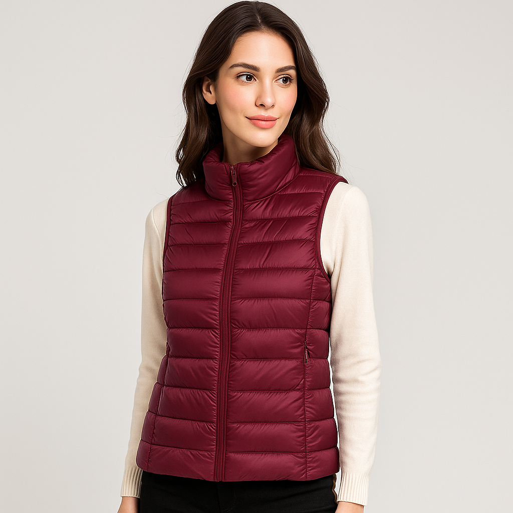 Ultra licht gewatteerd vest - licht - comfort - stijlvol