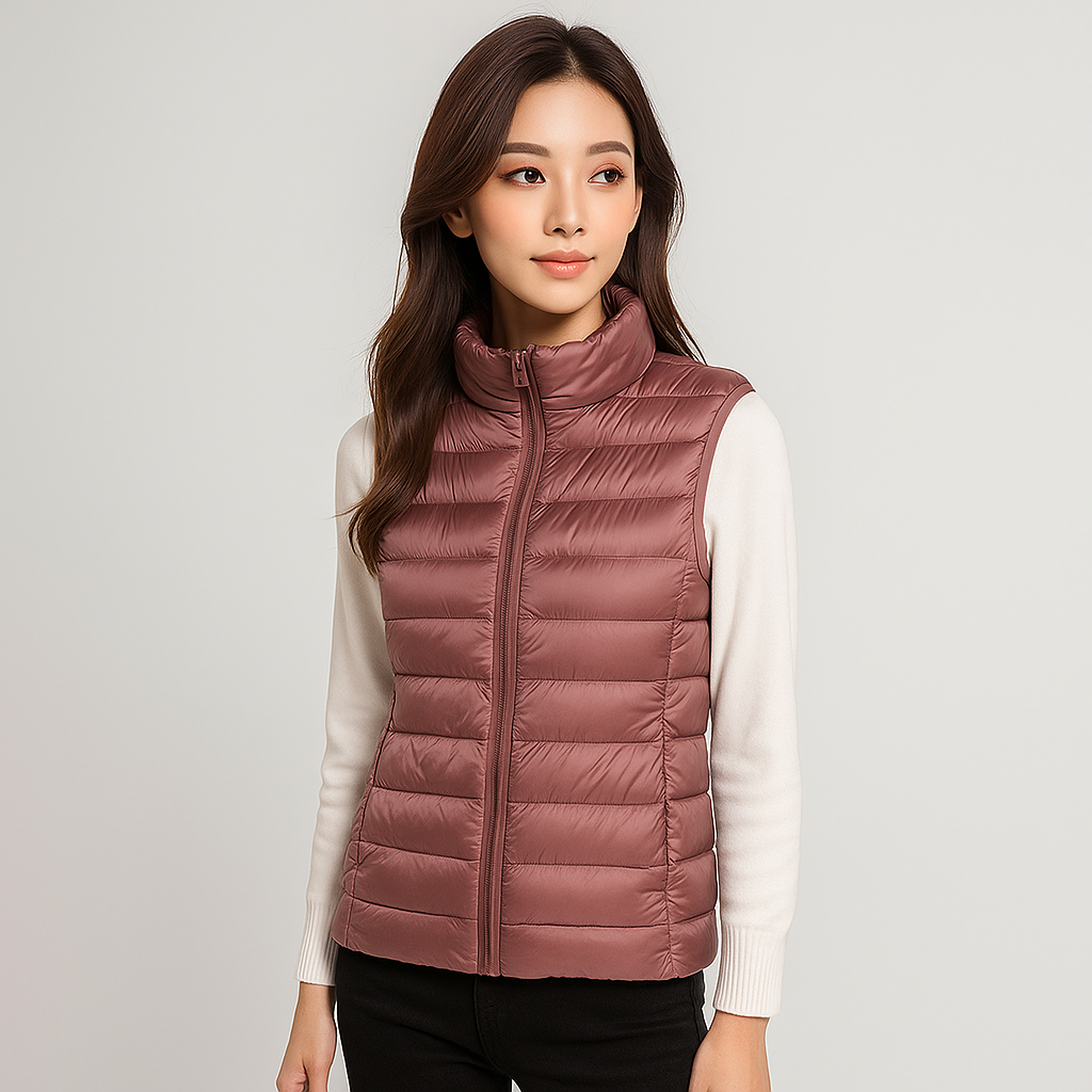 Ultra licht gewatteerd vest - licht - comfort - stijlvol