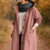 Helena - Vedenpitävä Trench Coat - Huppu - Tyylikäs Suoja