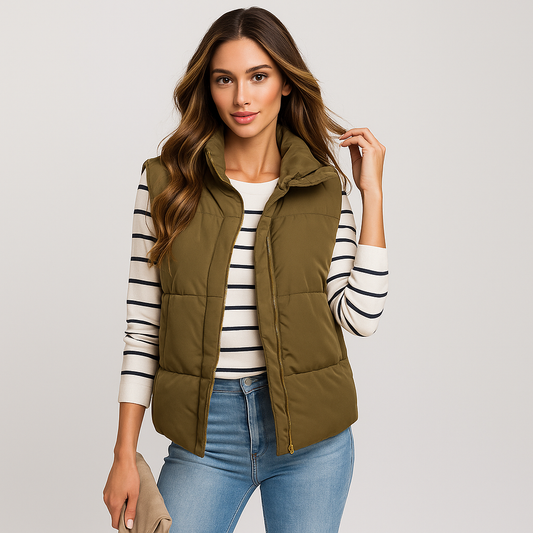 Gilet met rits - Handige zakken - Comfort en stijl