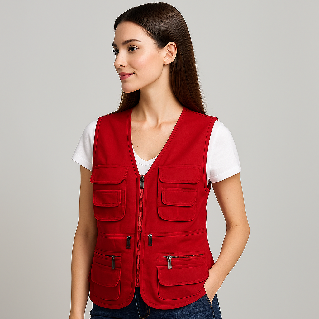 Cargo-vest voor buitengebruik - Meerdere zakken - Duurzaam & praktisch