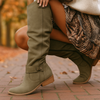 Daisy laarzen - kniehoge laarzen voor dames - lage hak comfort