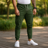 Herra Cargo Jogger - Elastischer Bund - Schmale Hose - Mehrere Taschen