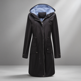 Vedenpitävä Trench Coat - Polvien Yli - Tyylikäs Suoja