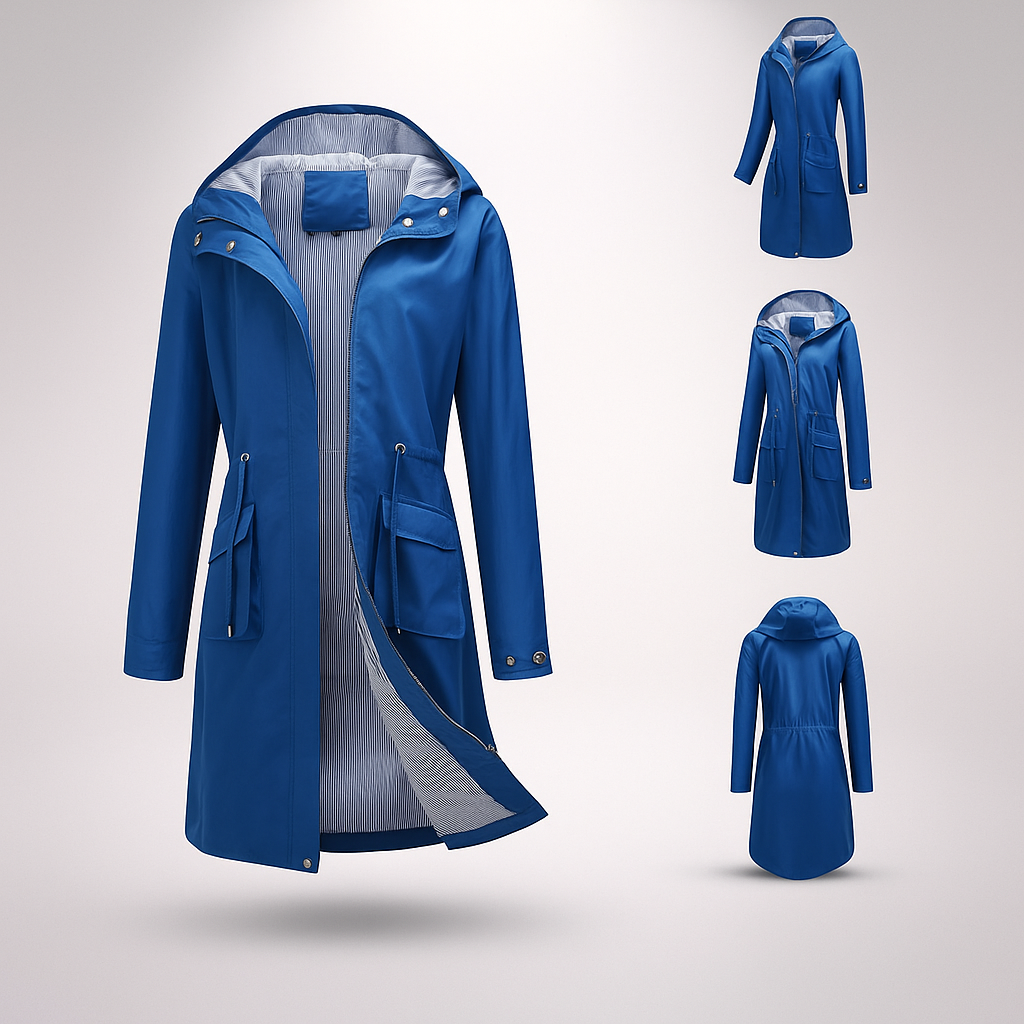 Waterdichte Trenchcoat - Over de Knieën - Stijlvolle Bescherming
