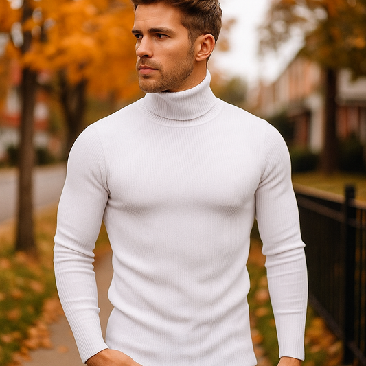 Alfard Polo - Italiaanse wollen trui voor heren - Stijlvol & comfortabel