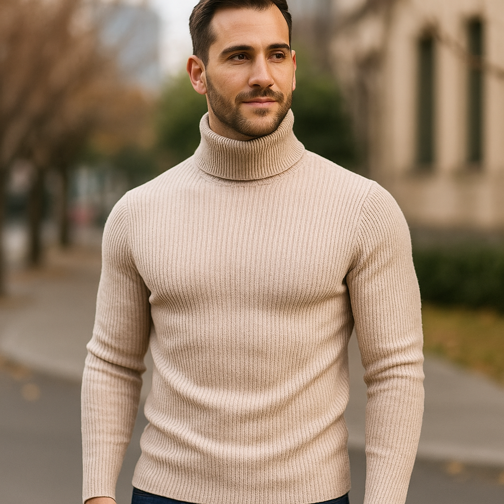 Alfard Polo - Italiaanse wollen trui voor heren - Stijlvol & comfortabel