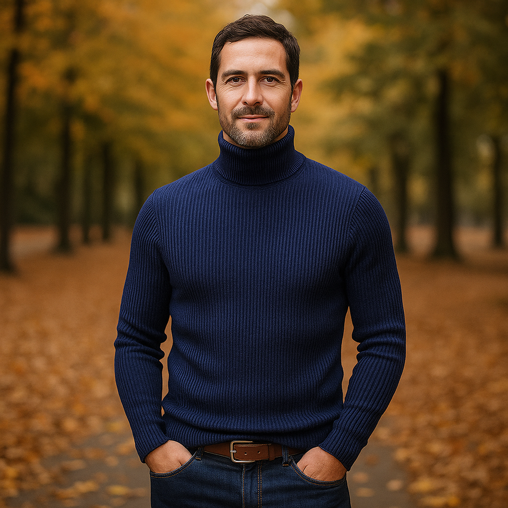 Alfard Polo - Italiaanse wollen trui voor heren - Stijlvol & comfortabel
