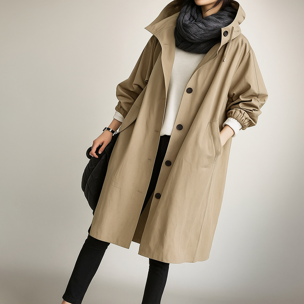 Simona Waterdichte Trenchcoat - Stijlvol - Functioneel - Comfortabel