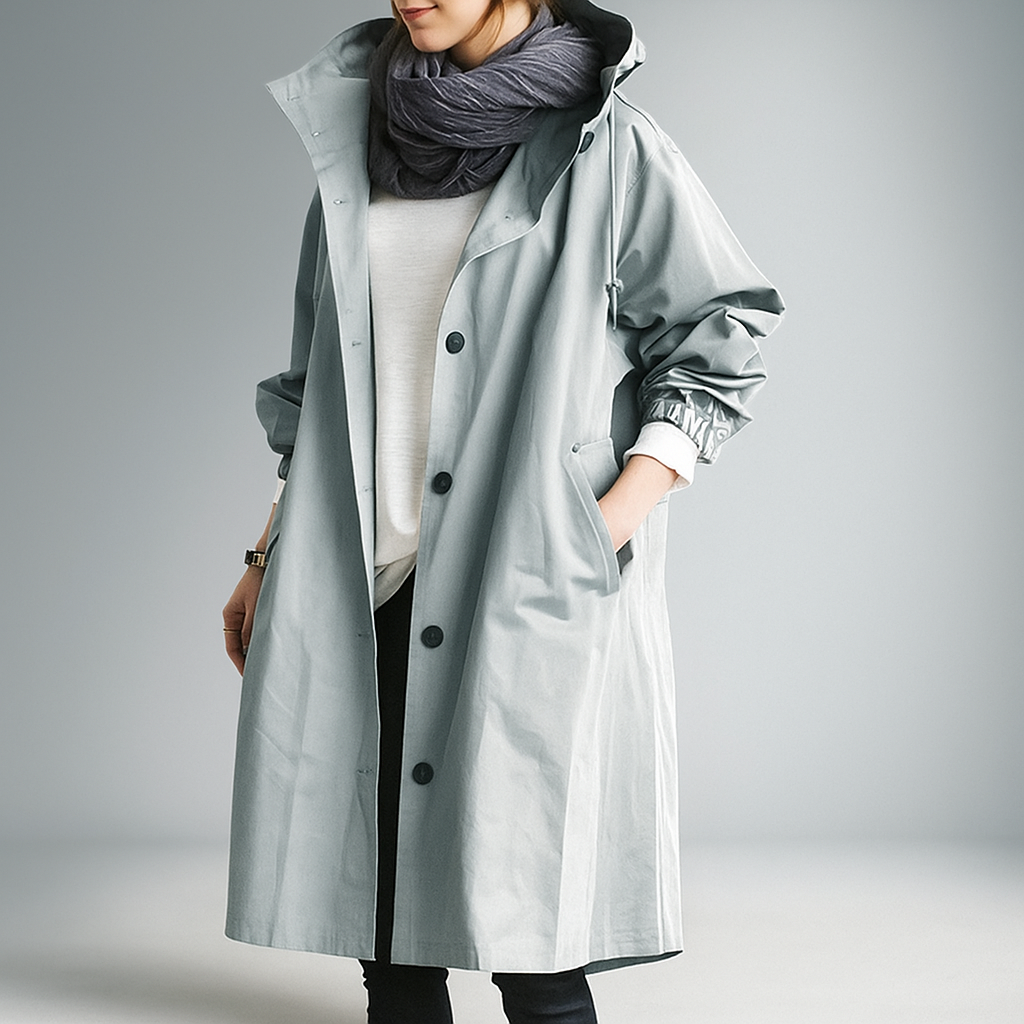 Simona Vedenpitävä Trenchcoat - Tyylikäs - Toiminnallinen - Mukava