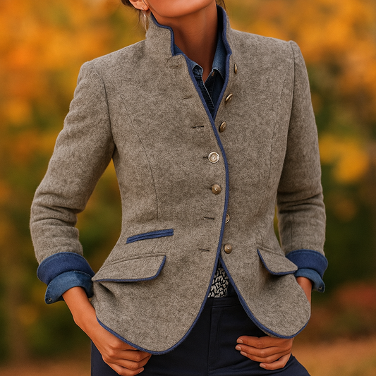 Amiya - Elegante damesjas - Effen ontwerp - Stijlvol en comfortabel