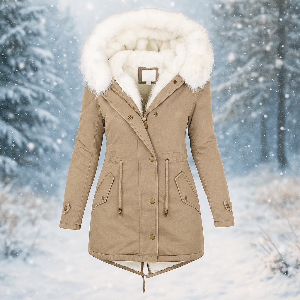 Stilla Stijlvolle Winterjas - Capuchon - Drukknoopdetail - Warm & Stijlvol