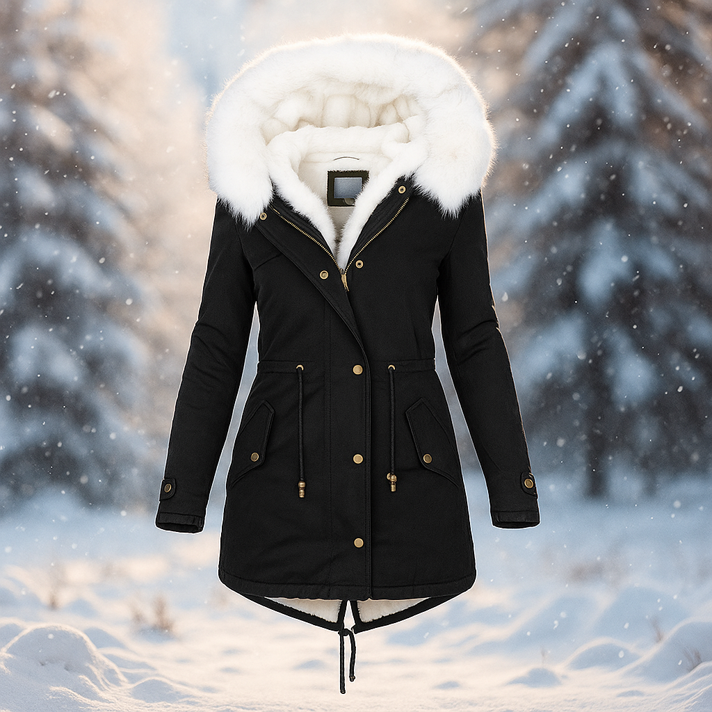 Stilla Stijlvolle Winterjas - Capuchon - Drukknoopdetail - Warm & Stijlvol