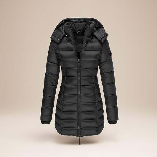 Stilla - Lange Jas met Zachte Voering en Capuchon - Trendy Comfort