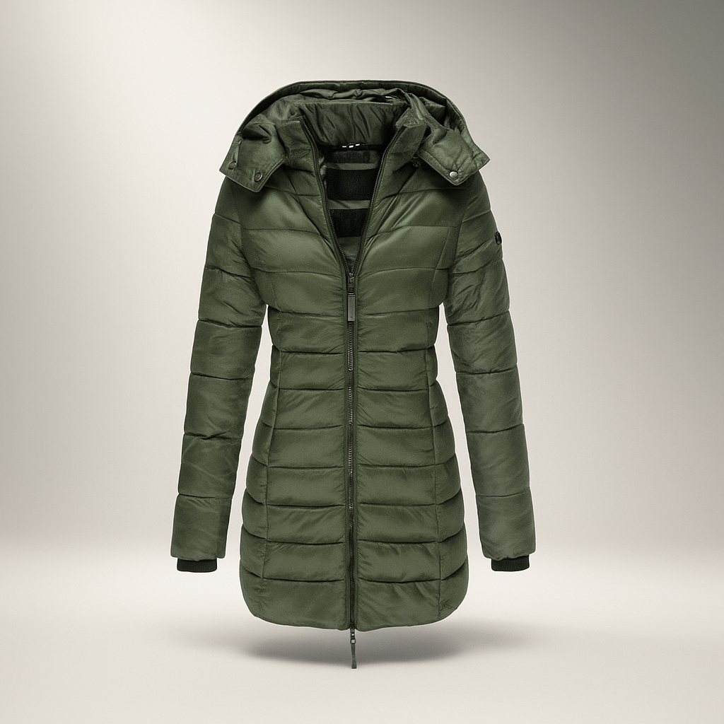 Stilla - Lange Jas met Zachte Voering en Capuchon - Trendy Comfort