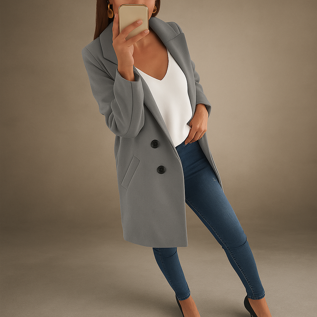 Louise - Klassinen takki - Ajaton eleganssi - Mukavuus ja laatu