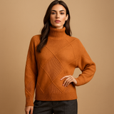 Perus jersey naisille - korkea kaulus - mukavuus & tyyli