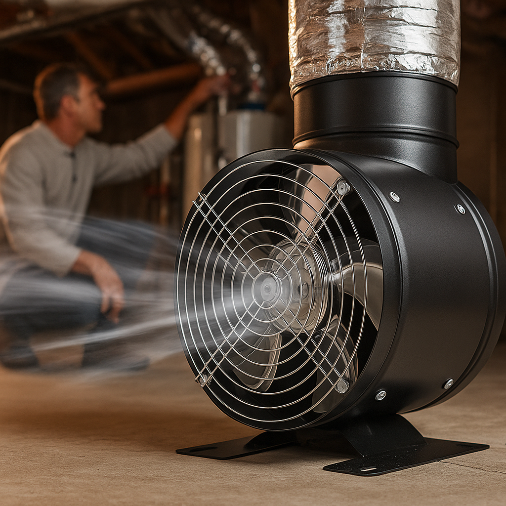 Stille Afvoerluchtventilator Voor Effectieve Ventilatie