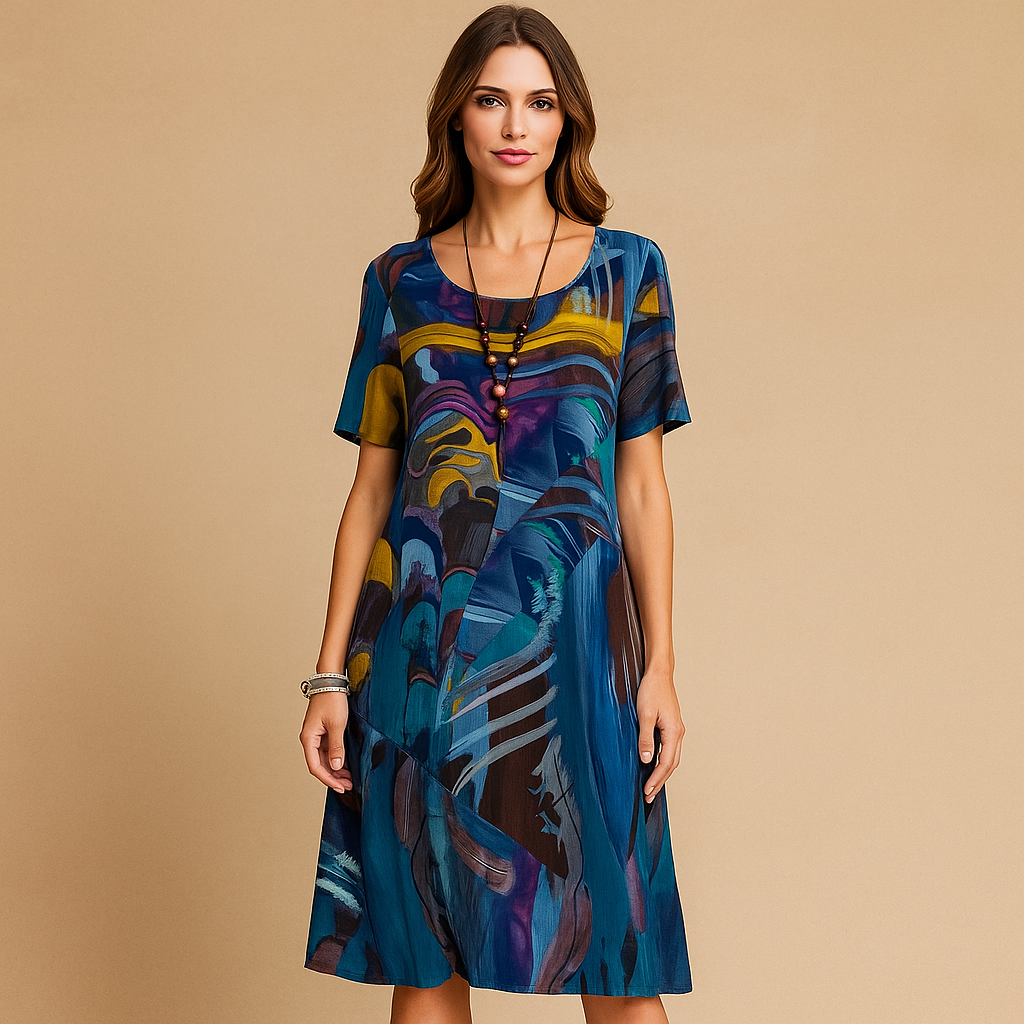 Joelle – Bloemenjurk Comfortabel en Stijlvol
