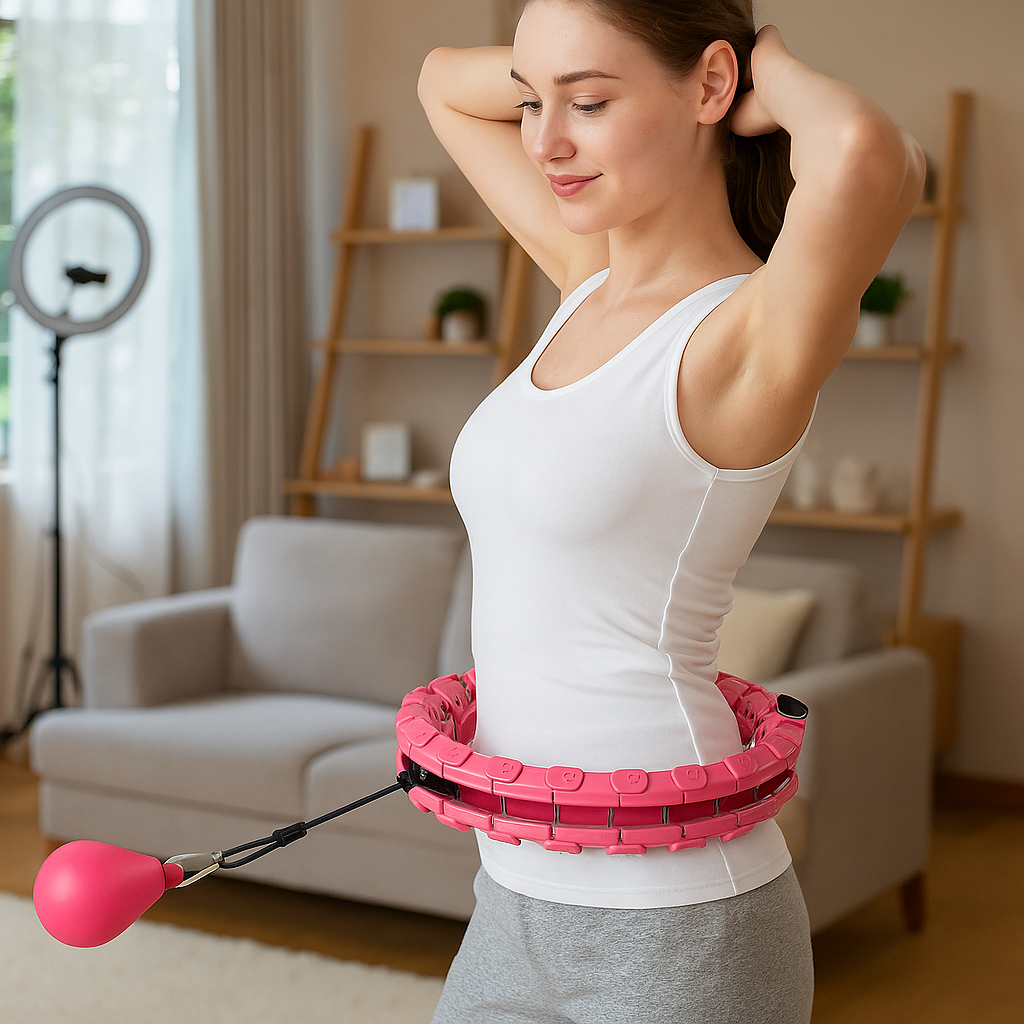 HoopFit - Verstelbare slimme gewichtshoelahoep voor training