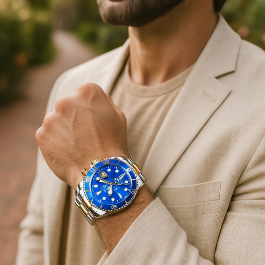 Max - Luxe Slimhorloge met Roestvrijstalen Band