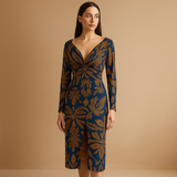 Boho-Kuvioitu Maxi Mekko