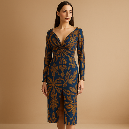 Boho-geprint Maxi Jurk