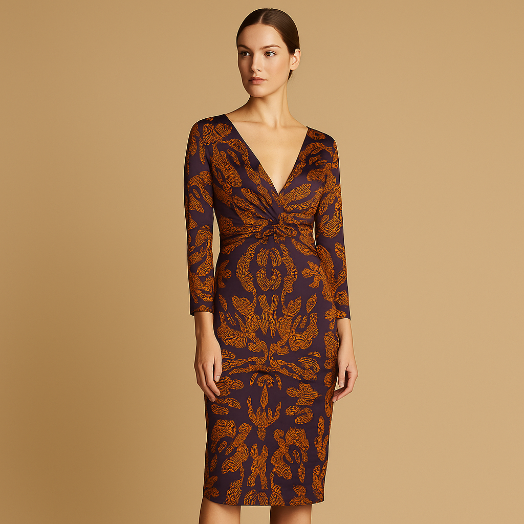 Boho-geprint Maxi Jurk