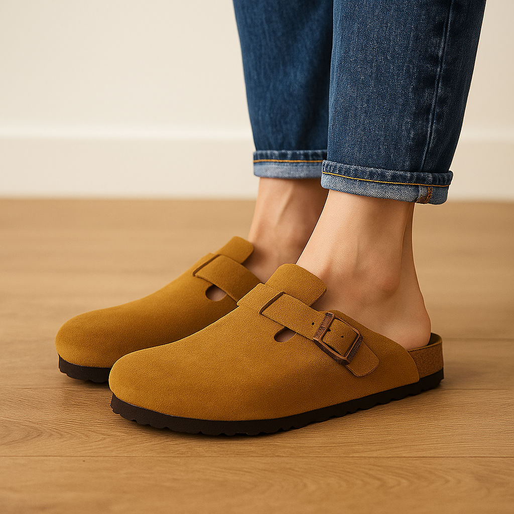 Premium leren unisex Boston-sandalen