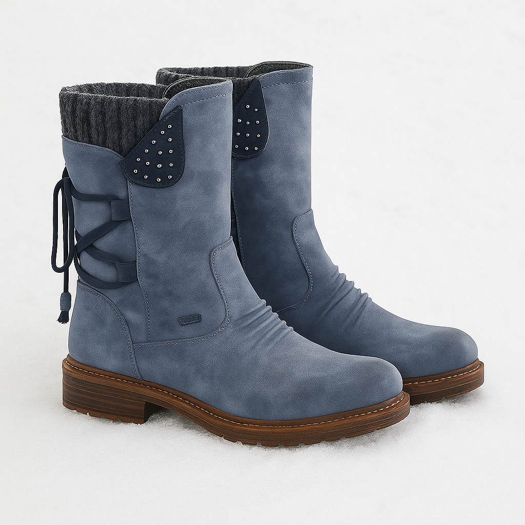 Dames waterdichte sneeuwlaarzen – warme winterstijl