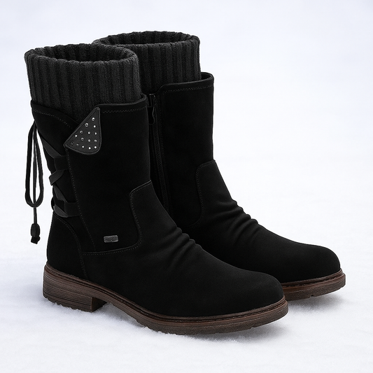 Dames waterdichte sneeuwlaarzen – warme winterstijl