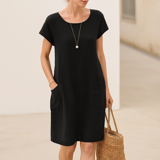 Emilia - linnen jurk voor zomerse elegantie